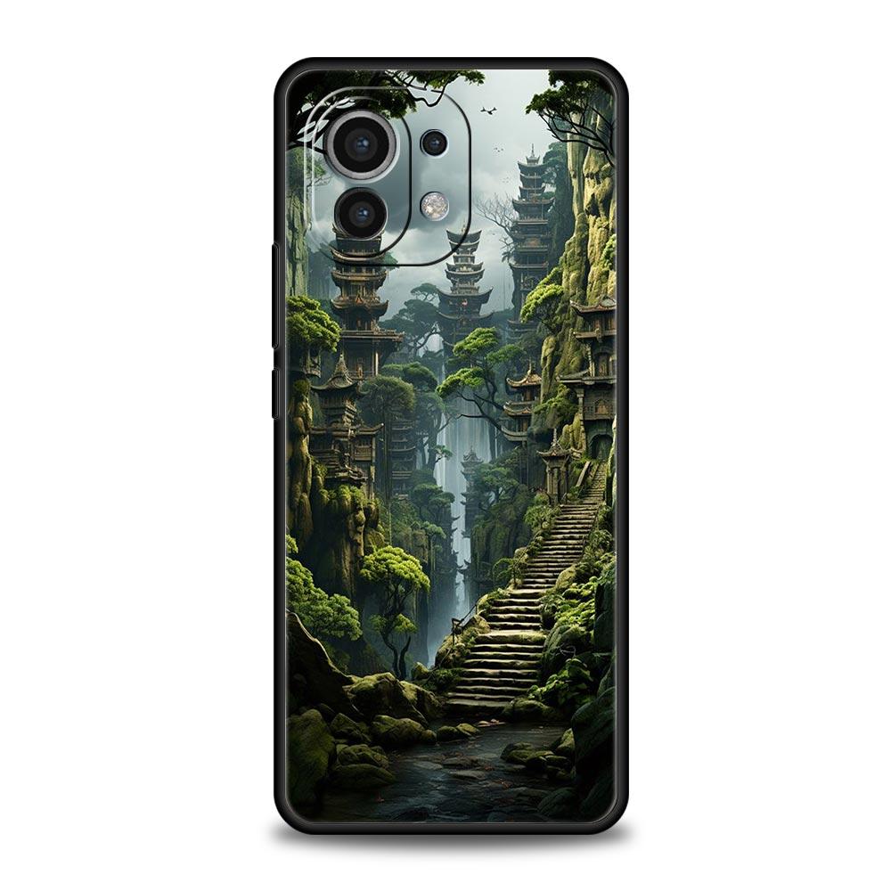 Phone Case For Xiaomi Mi 15 14 13 12 11 Lite 14T 13T 12T 11T Pro Poco X6 X5 M3 X3 Pro F5 F4 Cover Landscape Art