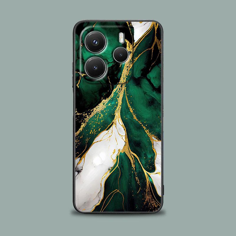 Phone Case for Xiaomi Redmi 15C 14C 12C 13C 4G Redmi Note 15 14 13 12 11 10 Pro Plus 5G Cover Watercolor Abstract Marble Pattern