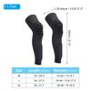 PATIKIL L Knee and Calf Knee Brace Compression Leg Protective Calf and Shin Guards for Youth and and Black Pads, 2-Pack Pads, Sleeves, Adults,