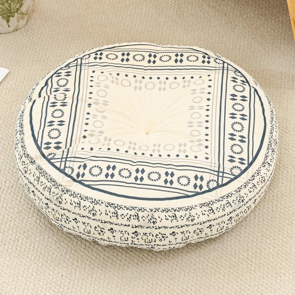 Thickened Round Tatami Cushion 45x45x8cm Futon Seat Cushion  For Living Room Sofa Tatami