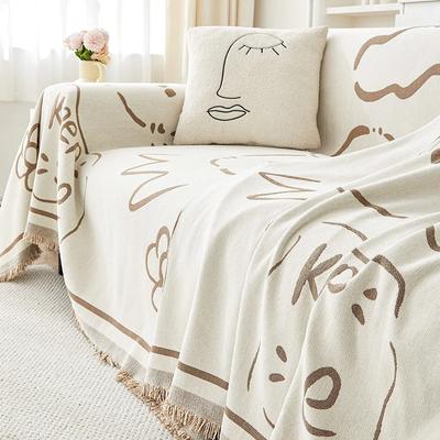 Nordischer Stil Cartoon Einfach Chenille Sofabezug Stoff Anti-Katzenkratzer Vier Jahreszeiten Universal Sofa Handtuch Sofabezug Sofabezug