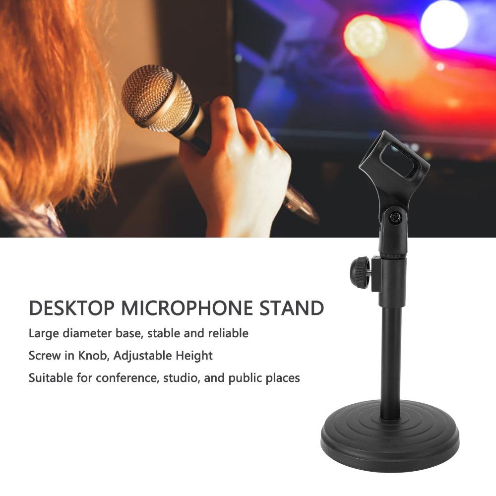 Adjustable Height Desktop Microphone Stand Conference Microphone Stand for Meetings