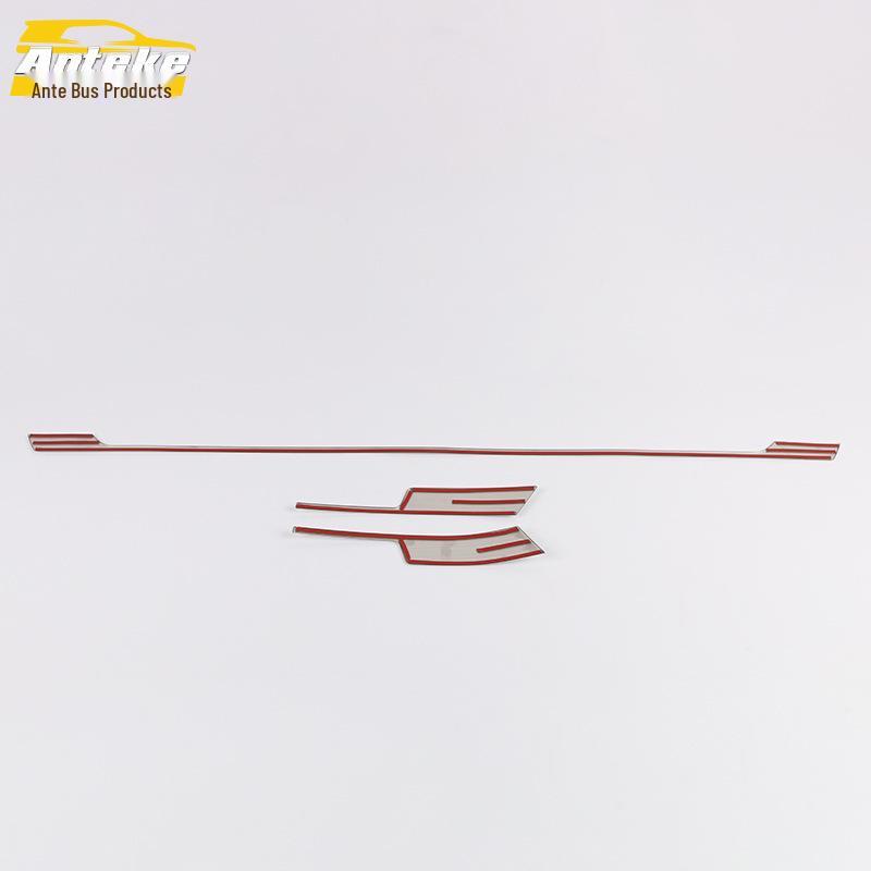 Applicable for 2019 Baojun RS5 Front Center Grille Decor Strip & Hood Anti-Scratch Bumper Patch