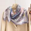 Hangzhou silk 91 square scarf scarf silk scarf women's 111 mulberry silk spring and autumn foreign style high-end shawl mother model