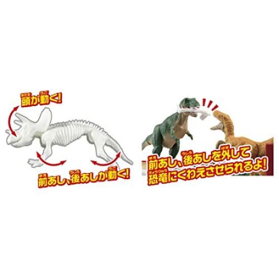Takara Tomy Ania Encyclopedia First Dinosaurs Land Masters Animal Dinosaur Realistic Moving Figure Toy Ages Toy Safety Standards "Ania Set" 3+