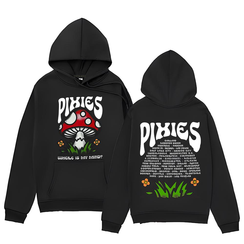 

Вінтажна толстовка Pixies Mind Shroom Худі Унісекс Універсальний одяг Y2K High Street Светри З капюшоном Where Is My Mind XL