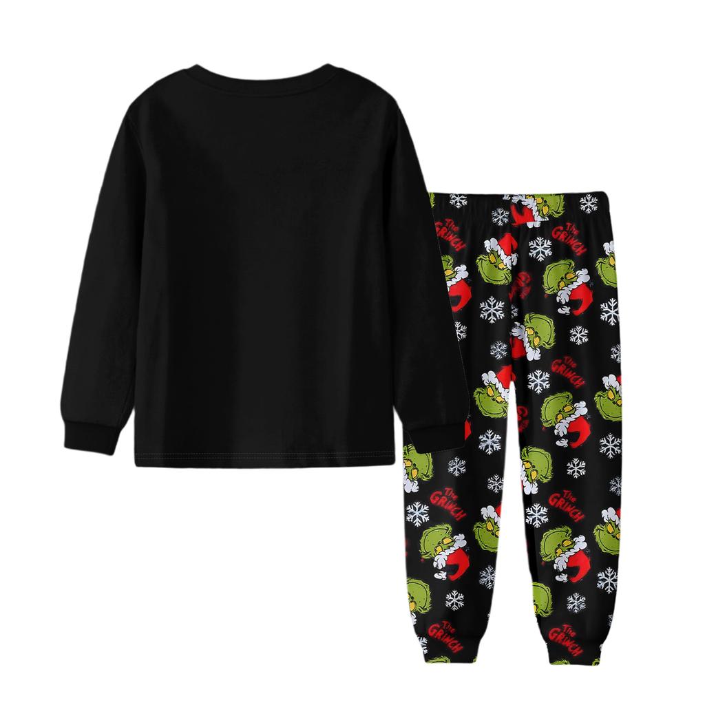 Children's  Boys And Girls Thin Two-piece  Long-sleeved Pants Two-piece