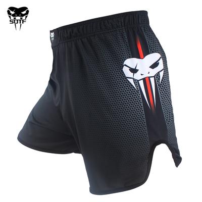 HAOXUAN Shorts De Combat De Boxe Shorts MMA Pas Chers pour Hommes Shorts De Sport Muay Thai Trunks Grappling Sanda Kickboxing Pants,4,XS