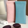 Automatic Closures Glasses Pouches Scratch Resistant Glasses Bag Soft Pouches for Eyeglasses Accessories Organization