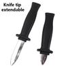 1 Piece/2 Pieces/3 Pieces Of Plastic Halloween Retractable Fake Knife Props, Suitable For Pranks, Scary Prank Toys
