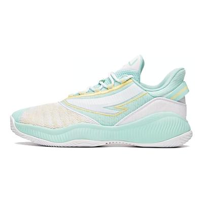 Lightweight Low-Top Basketball Shoes With Shock Absorption And Slip Resistance Men Sneaker White Green Yellow 112031606-3