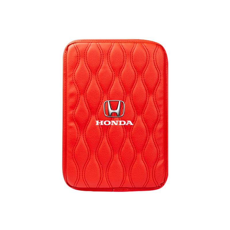 Car Center Console Cover Armrest Box Cover Pad Auto Armrest Seat Box Cover for Honda Civic XR-V HR-V Brv City Accord Odyssey Spirior CRV CRX CRZ