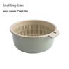 Six-Piece Double Layer Vegetable Washing Basin & Colander Set - Kitchen & Living Room Wash Basket