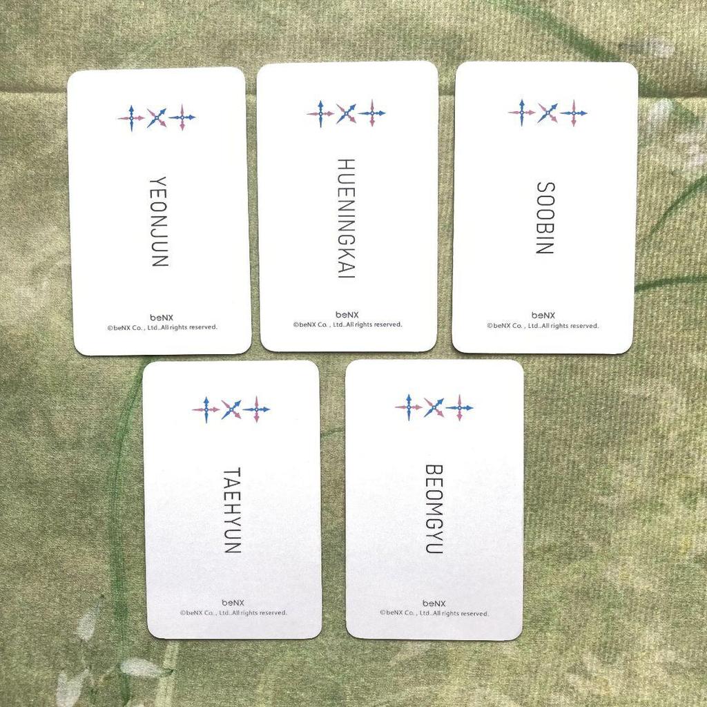 [USED] Korea TXT weply MAGIC HOUR FC Bonus Limited Edition Trading Cards (5 pieces)