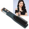 Cordless Hair Straightener Brush 3 Temperature Levels Quick Heating Prevents Scald USB Portable Hair Straightening Comb