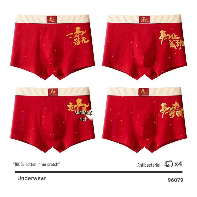 Boys' Full Cotton Underwear (Ages 15-18) - Pure Cotton Crotch for Autumn/Winter