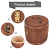 Décor Wooden Canister for Storing For Tea Leaves Coffee Beans and More