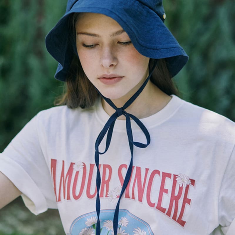 

Панама из льна NONLOCAL - Темно-синий Navy_FREE