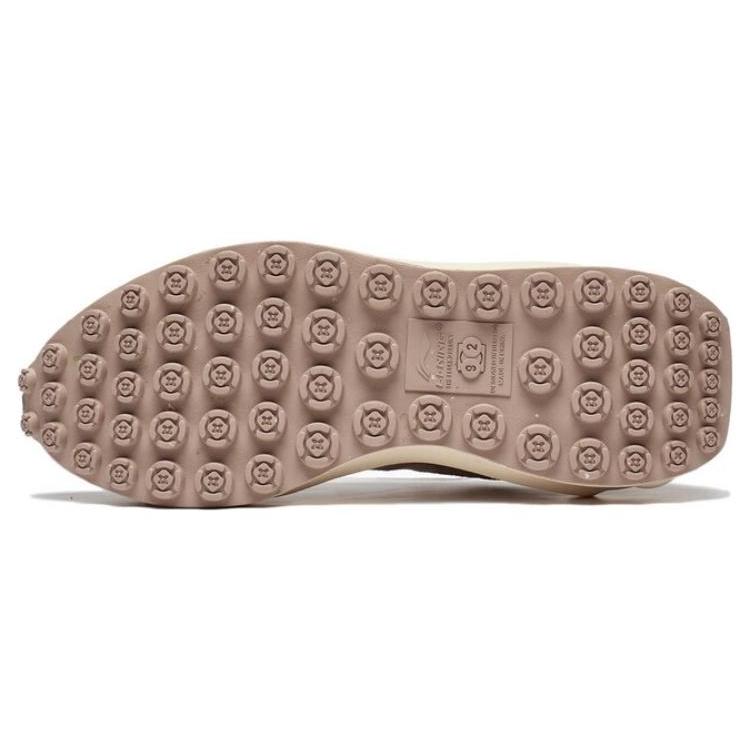 Li Ning Square And Round Textile, Synthetic Leather Vintage Slip Resistant Abrasion Resistant Low top AGCT016-7