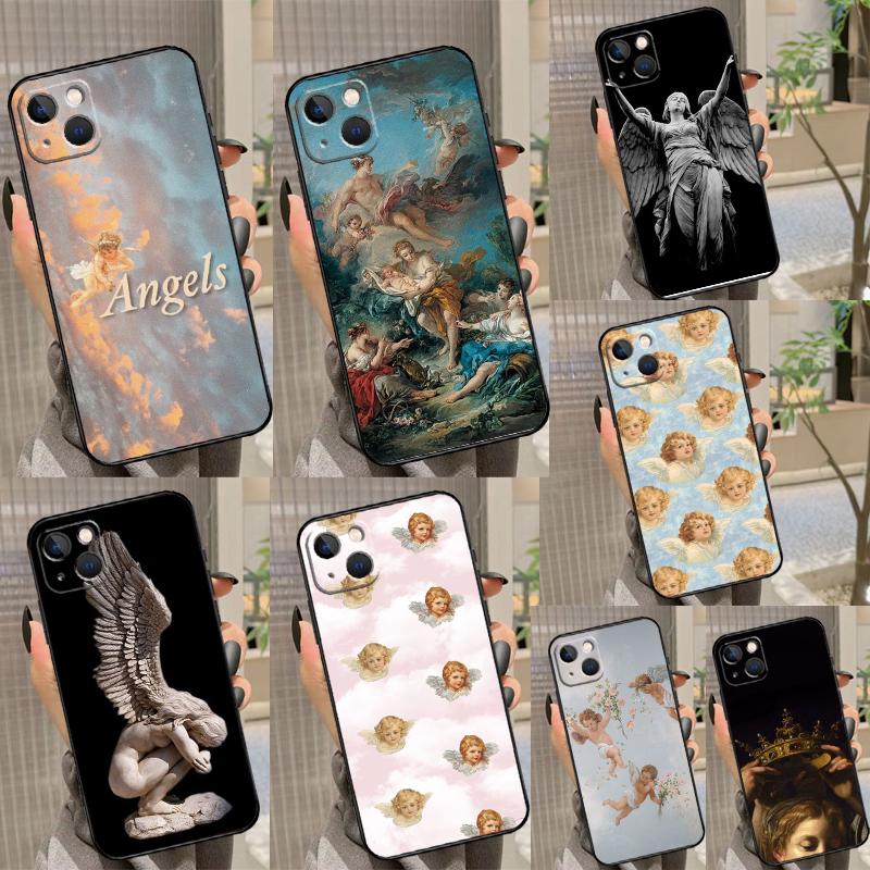 Renaissance Angels Phone Case For iPhone 17 17Air 16 15 14 13 11 12 Pro Max 12 13 Mini 16E Shockproof Cover