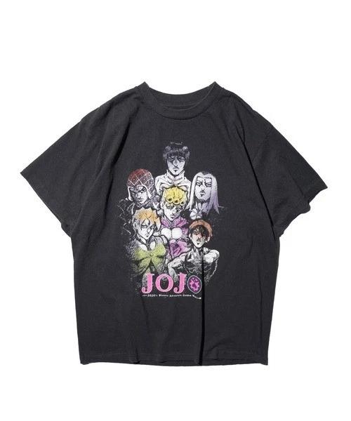 Jojos Bizarre Adventure X Thrifty Look Anime TShirt With Distressed Finish M