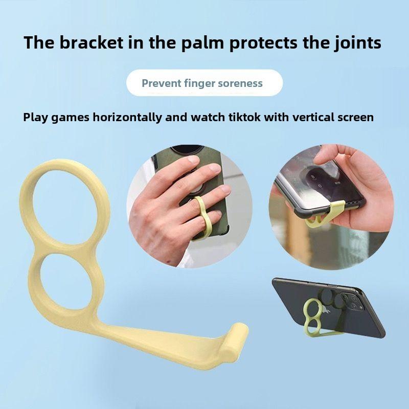 Cell Phone Holder Multifunctional Brush Jittery Sound Bracket Cell Phone Portable Catching Up with The Drama Lazy Person Bracket God Weapon