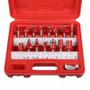 15-teiliges legiertes Stahl-Oberfräser-Bit-Set mit 1/4" Schaft für präzise Holzbearbeitung und Kantenprofilierung, Möbelbauprojekte
