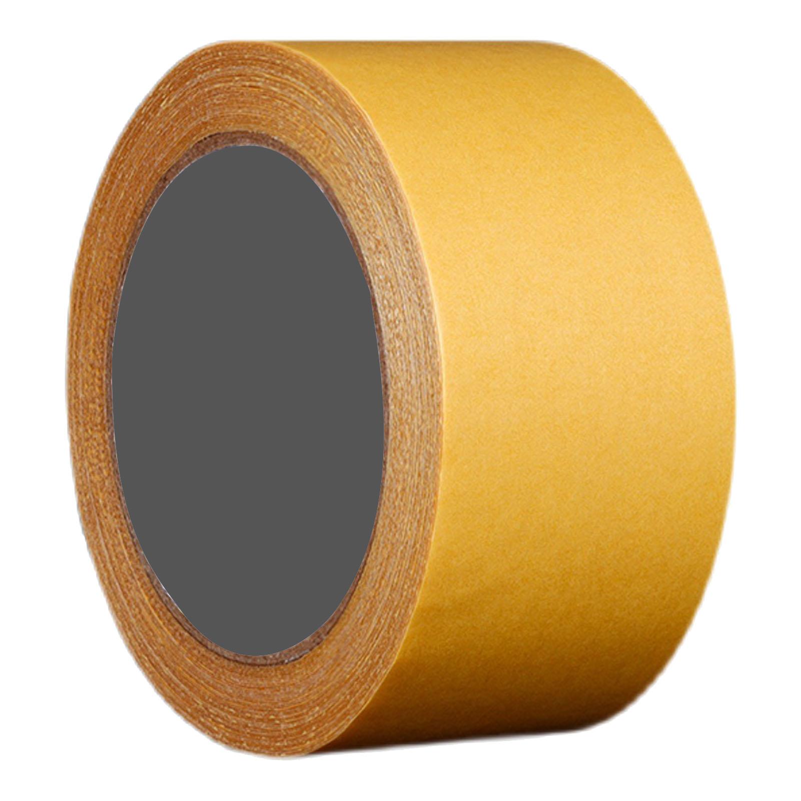 

Cloth Based Tape 2 Sided Strong Adhesive Clear Removable Easy Mounting for Wedding Carpet 20mmx10meter 20mmx10meter