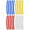 20Pcs Colorful Reflective Strips Car Motorcycle Wheel Hub Stickers Car Styling Decal Sticker Auto Moto Decor Decals Accessories
