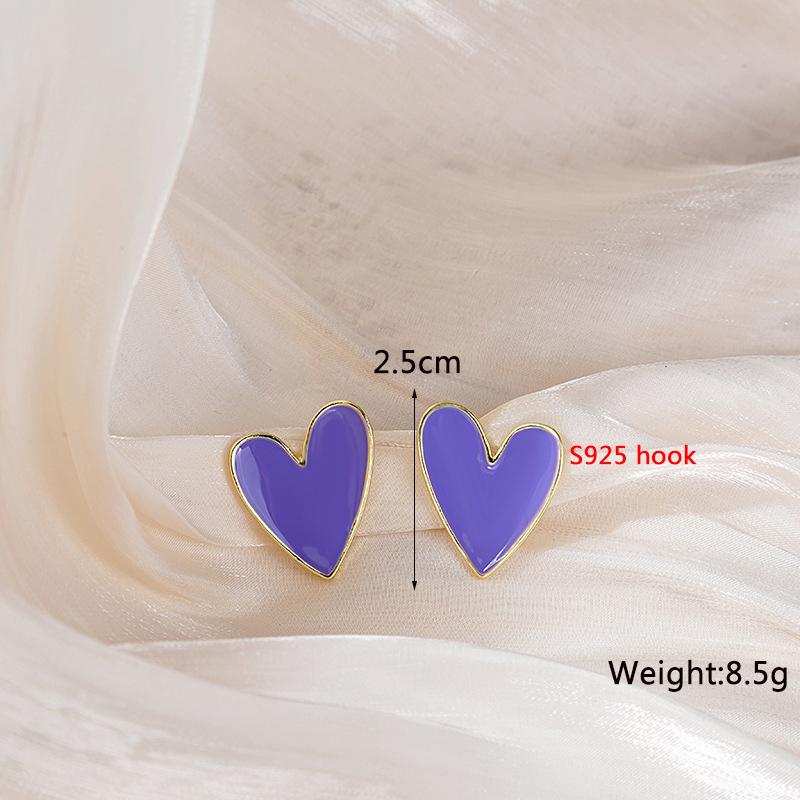 Imitation Pearl Earrings for Women Hollow Heart Pendants Korean Drop Earrings Personality Hanging Earrings Boucle Oreille Femme
