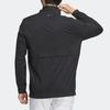 Adidas Solid Color Logo Golf Jacket Men Jackets Black HS9994