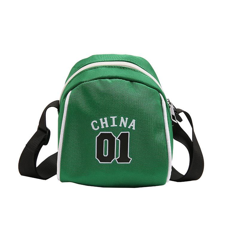 

Stylish Mini Shoulder Bag For Kids In Cute Pink Blue Black Purple Green Colors зелений