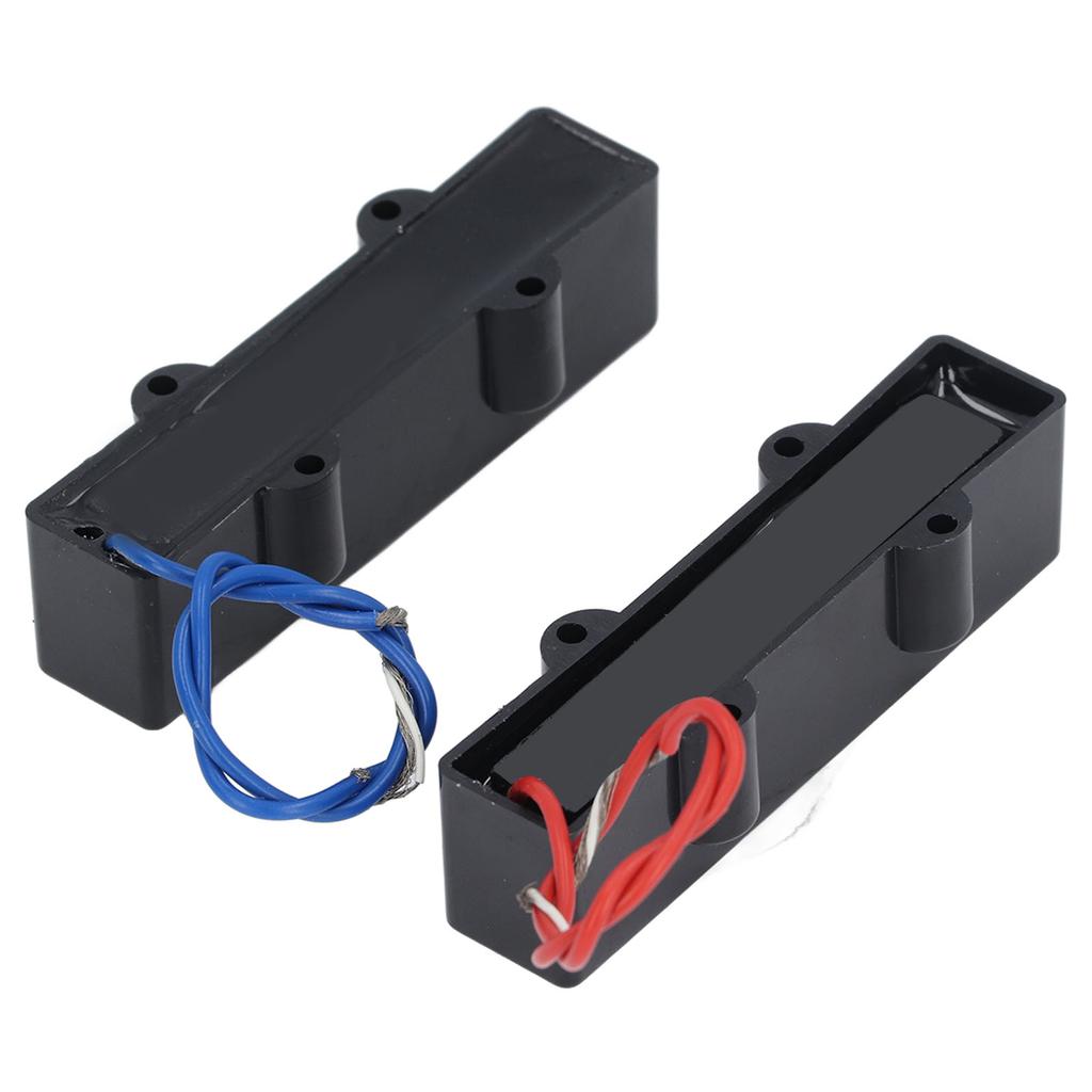 2 Pcs 4 String Bass Pickup Sealed Closed Noise Free Single Coil Jazz Bass Pickup