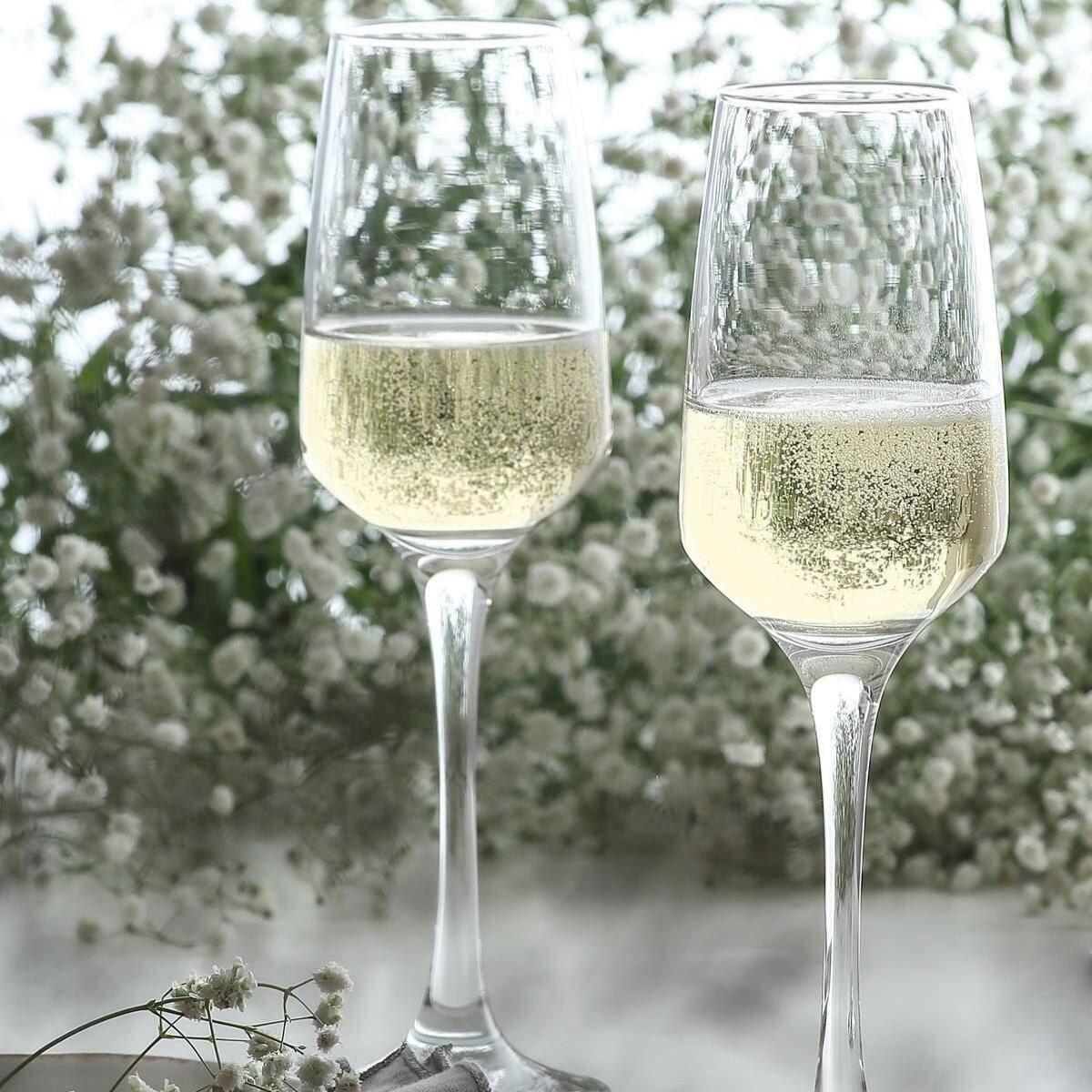

6 Piece Soft Drink Glass Cocktail Glass Beverage Large Size Glass Wineglass 6 Pcs білий