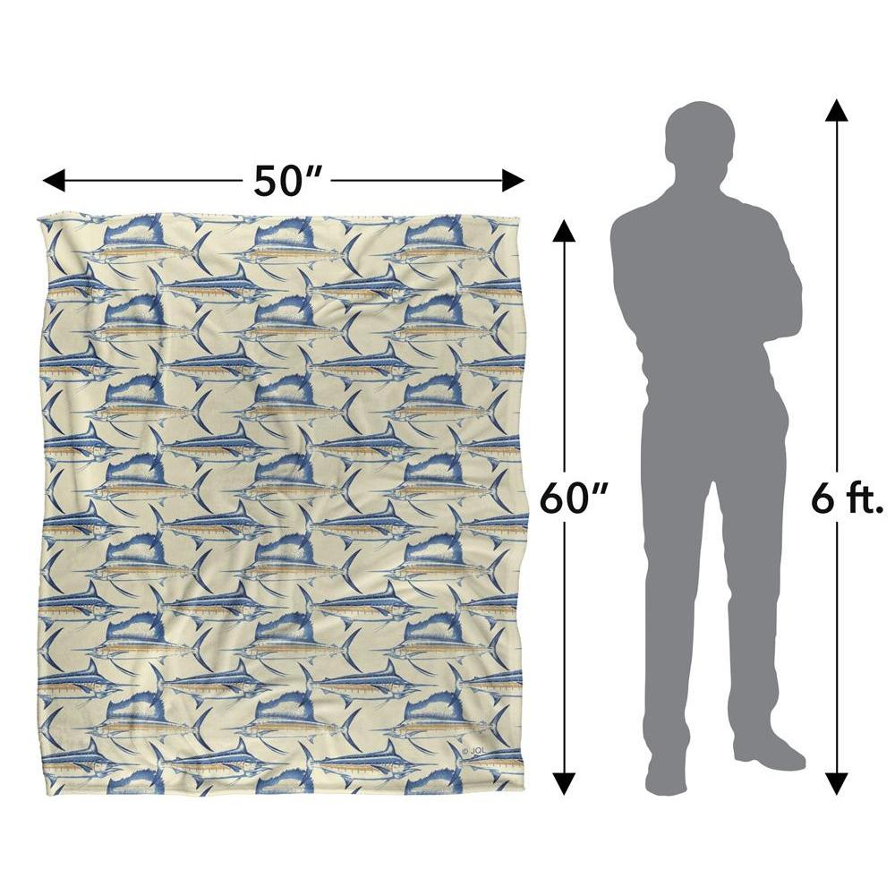 JQ Licensing 2 Silky Billfish Supersoft Blanket