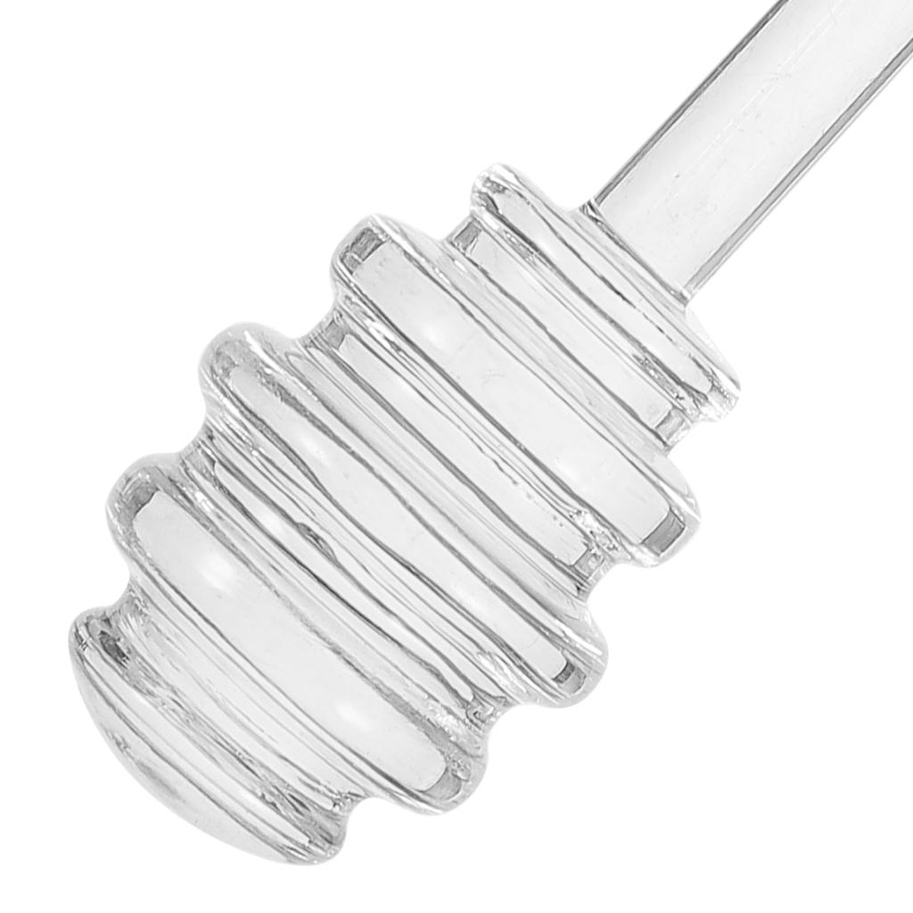 250ml Glass Honey Pot Clear Jam Jar Set with Dipper and Lid for Home Kitchen Use clear honey pot bee honey pot