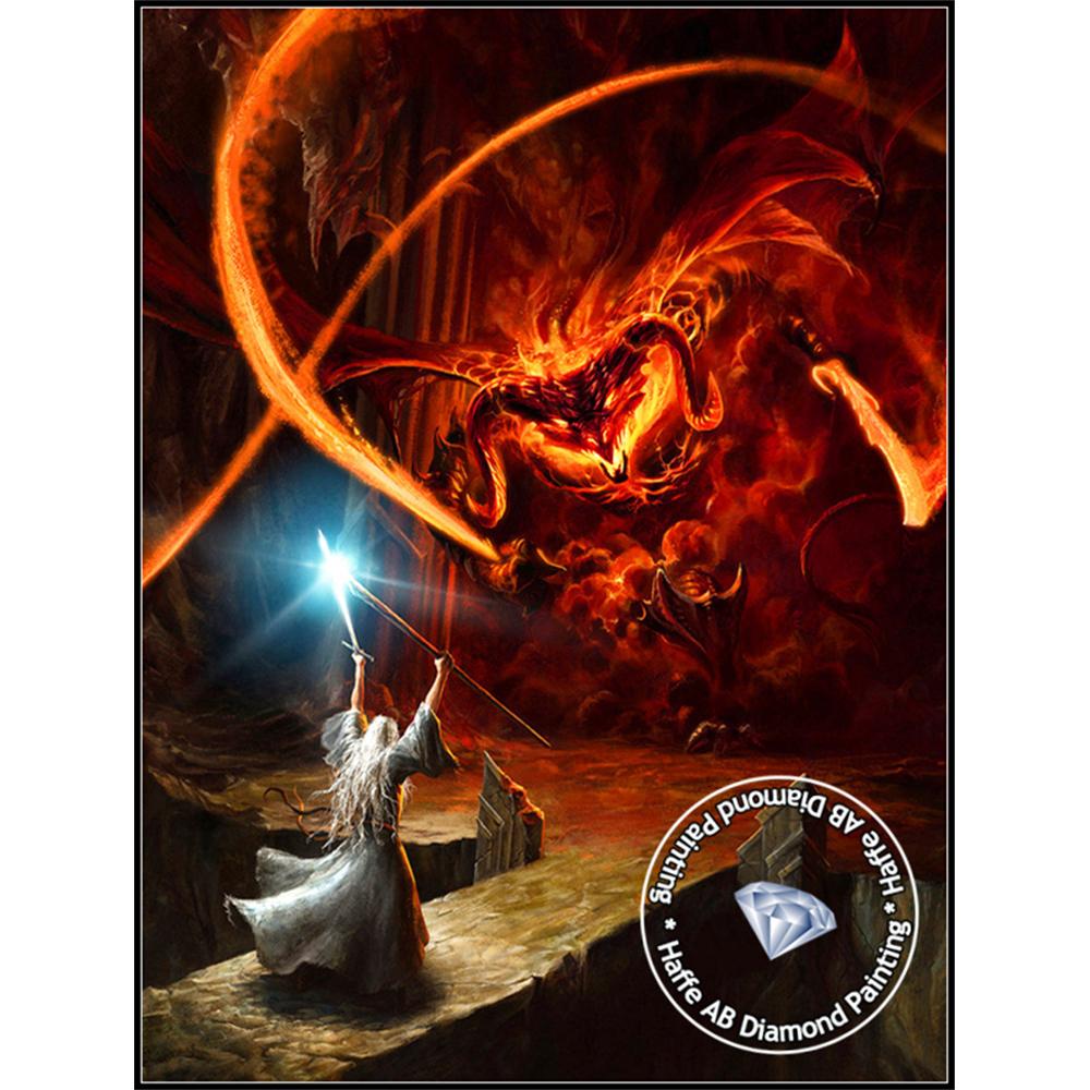 2026 New Fantasy Lord Elf Prince Diamond Art Painting Ring Power Forest Landscape Tree Flower Mosaic Home Decor