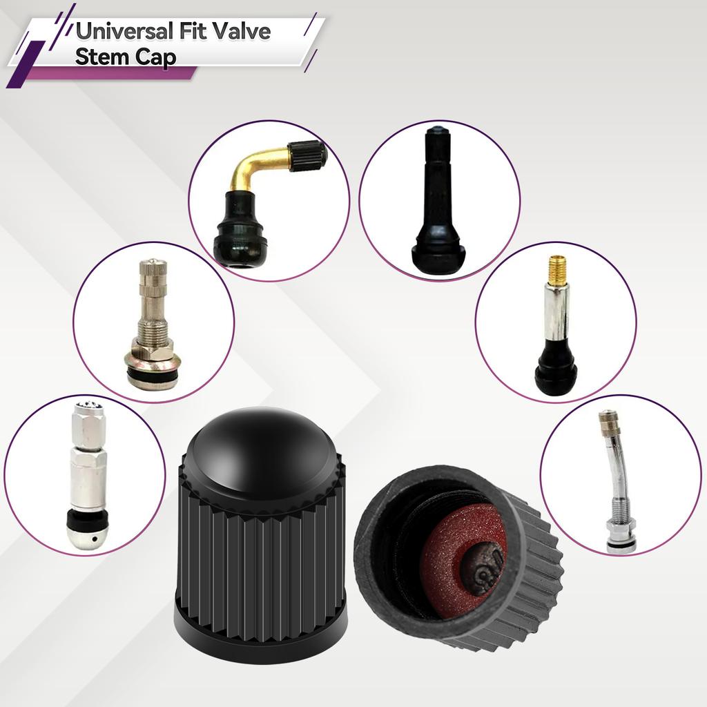 20 szt. Kapsle na wentyle kół samochodowych, motocyklowych, rowerowych bez gumowych pierścieni