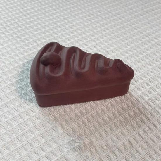 Chocolate Mousse Cake Squeeze Toy Anti-Anxiety Simulated Chocolate Cream Sensory Toy Simulation Food Photo Props