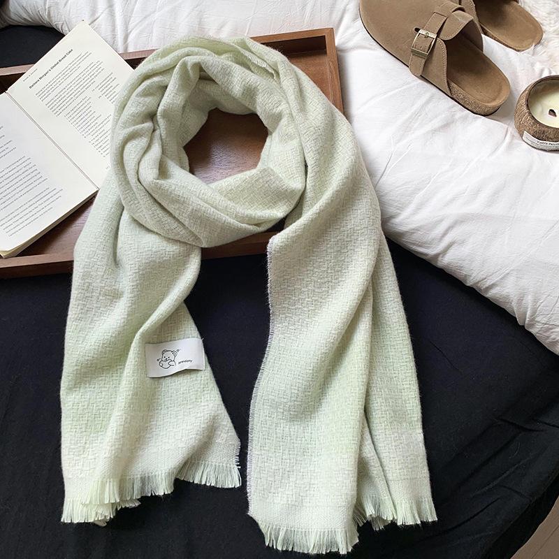 

Scarf women s winter high-end sense new imitation cashmere fashion versatile warm scarf shawl