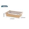 Disposable Kraft Paper Meal Box with Transparent Lid
