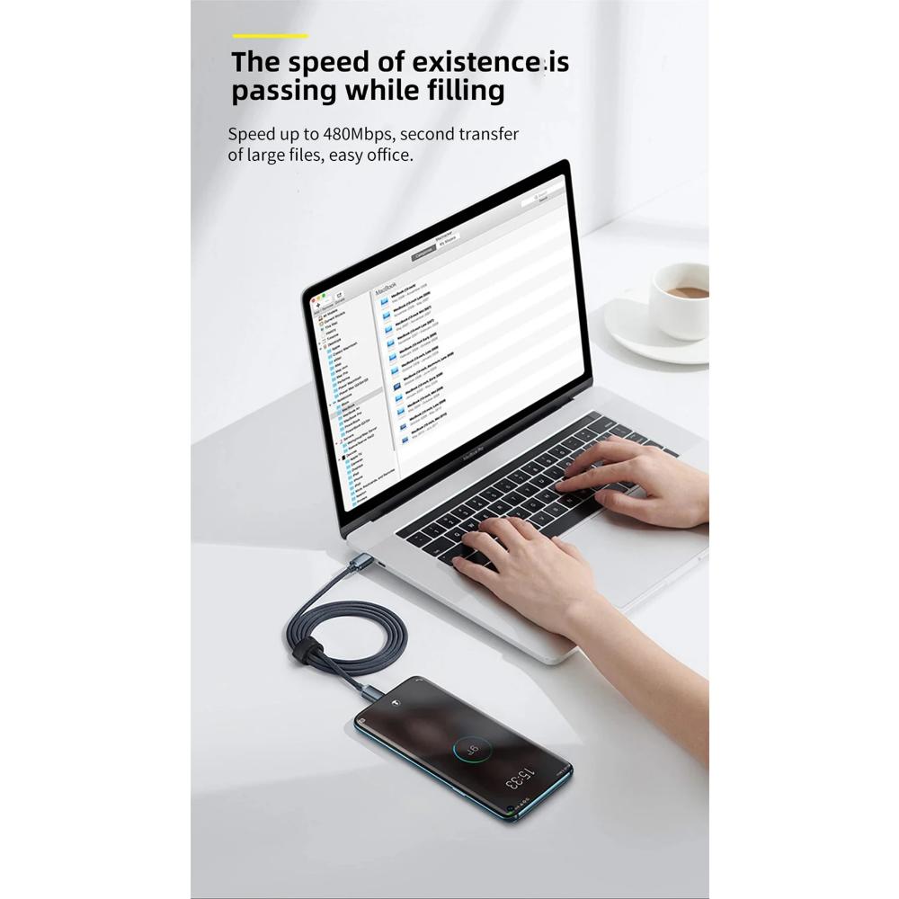 Kabel USB typu C do USB C 120W do iPhone 15 Pro Max PD Szybkie ładowanie Przewód do transmisji danych do Samsunga Xiaomi 14 Oneplus 12 POCO OPPO