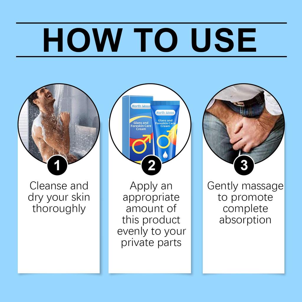 Men's Body Care Cream Soothing and Comforting Cleansing and Moisturizing Cream for Men