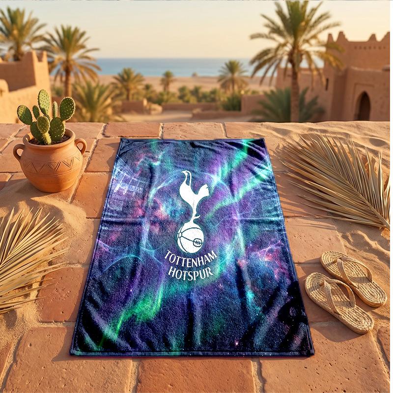 Tottenham Hotspur Potisk Mikrovláknový Plážový Ručník Rychleschnoucí Absorpční Velký Ručník Na Pláž Plavání Cestování