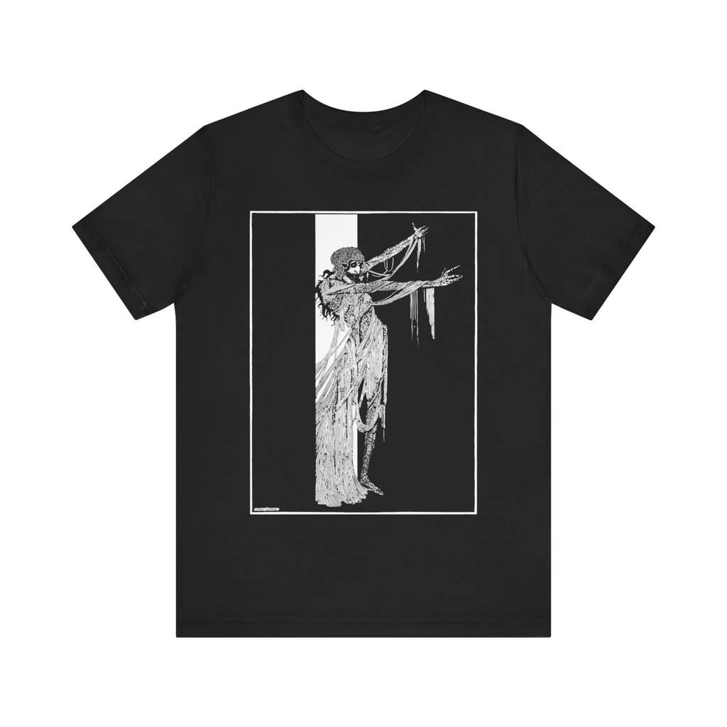 Lady Madeleine's Usher Harry Clark Shirt Edgar Allan POE T-shirt Bookworm Gothic Poetry Writer's Jersey Short-sleeved T-shirt