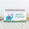 1pcs Stationery Cute Notebook Portable Agenda Diary Weekly Monthly Planner Student Organizer Schedule School Supplies