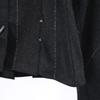 KRIZIA Made in Italy Wool Blend Jacket 40 Black series High neck Women Used