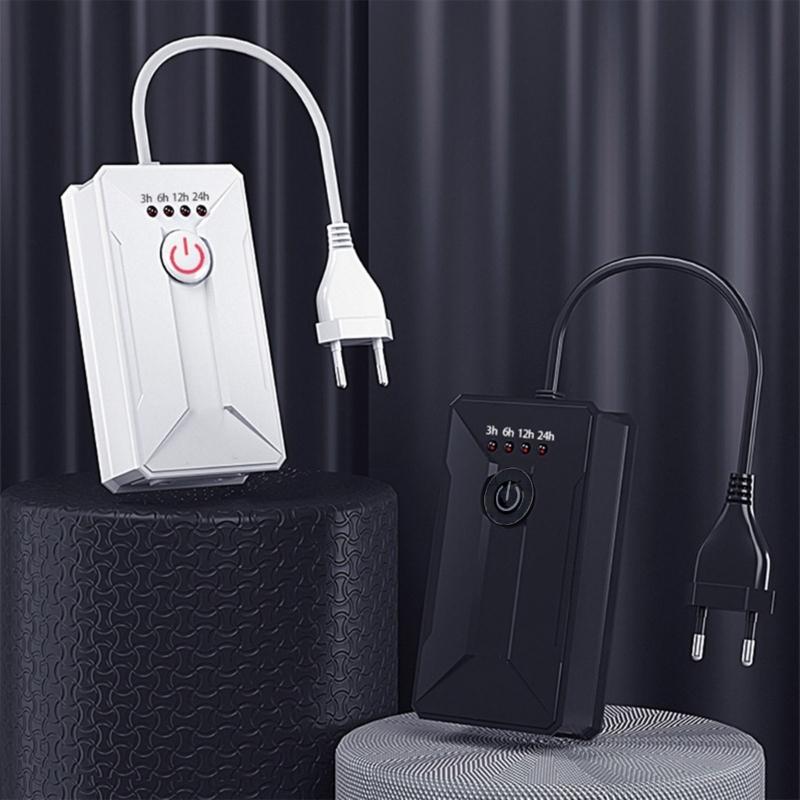 4 Voreinstellungen Mechanische Zeitschaltuhr Steckdose 100W 3H/6H/12H/24H Tageszyklus Für Aquarien Lichter Streifen Hydroponik Ventilator 110V 220V