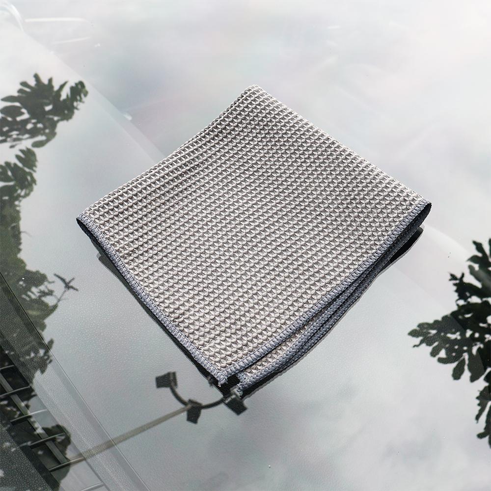 40x40cm Glasreinigungstuch Gelb Grau Waschtücher Autoaufbereitung Trockentuch Küchenutensilien Reinigungszubehör