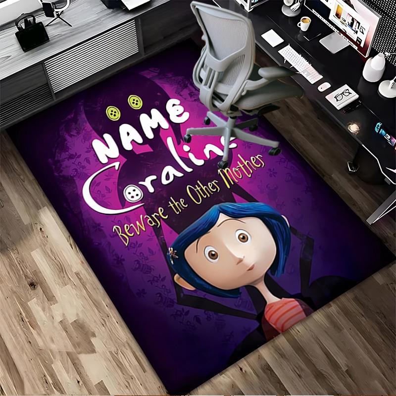 Personalized Name Magic Night Living Room Non-Slip Area Rug Soft Carpet for Bedroom Playroom Sofa Office Home Decor Doormat